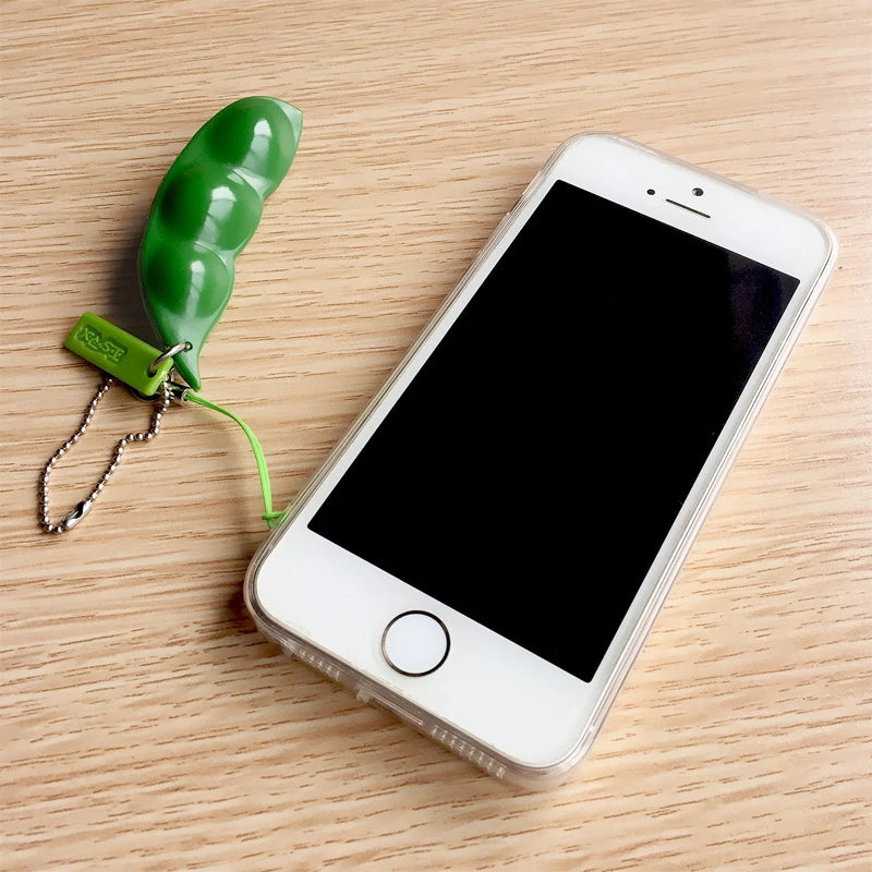 🌿 Peapod Fidget Keychain