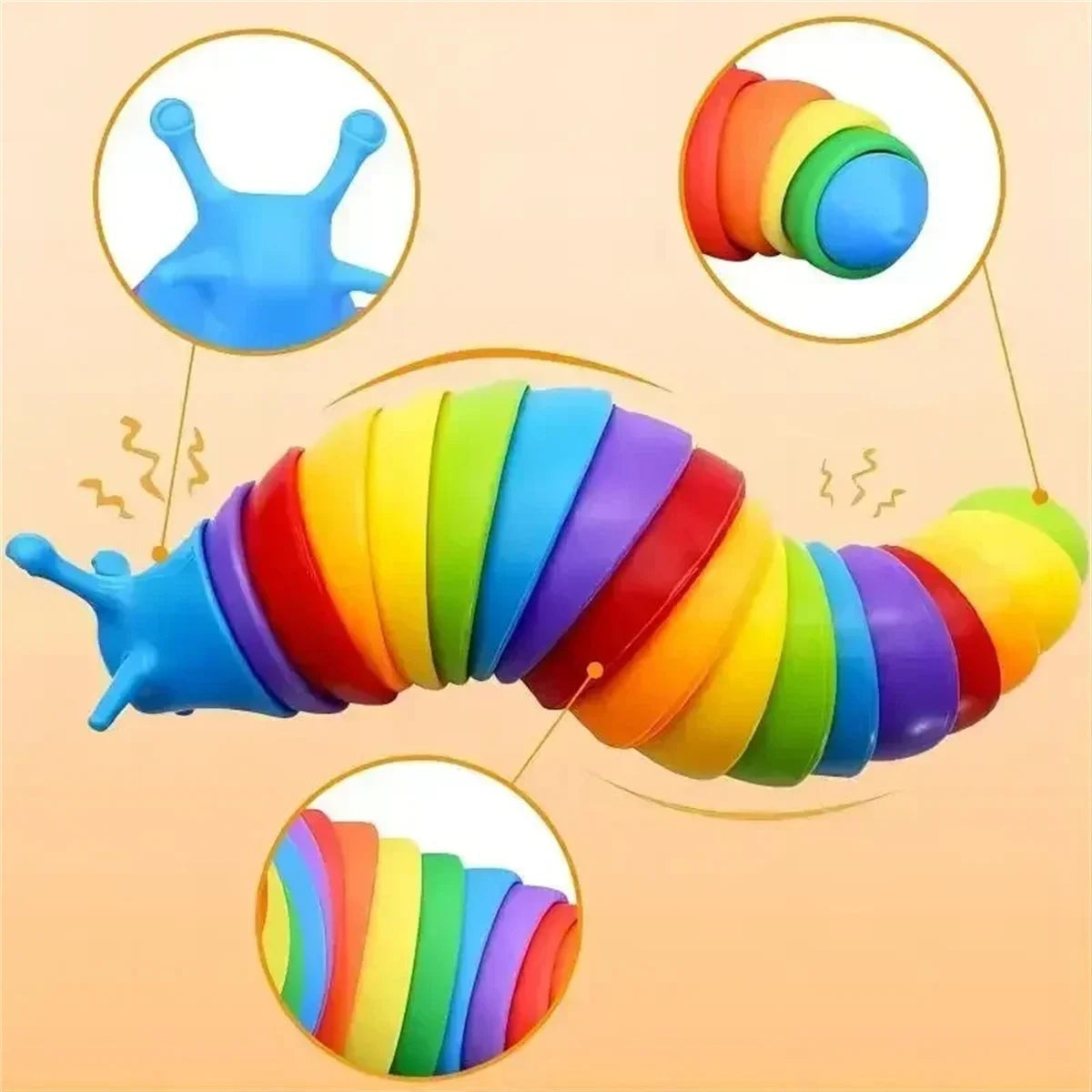 π Fidget Slug Sensory
