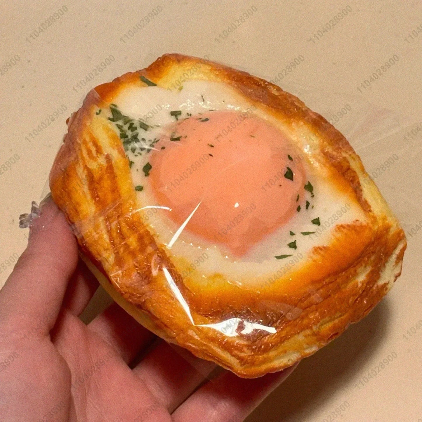 Fried Egg Toast Squishy