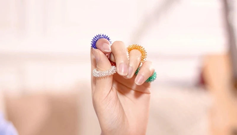 Spiky Acupressure Rings