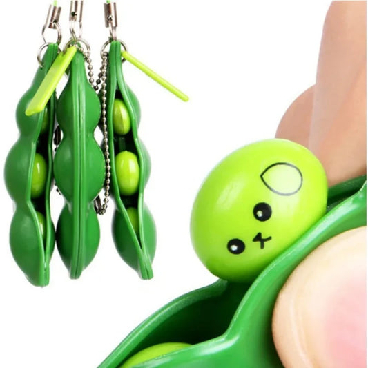 🌿  Peapod Fidget Keychain
