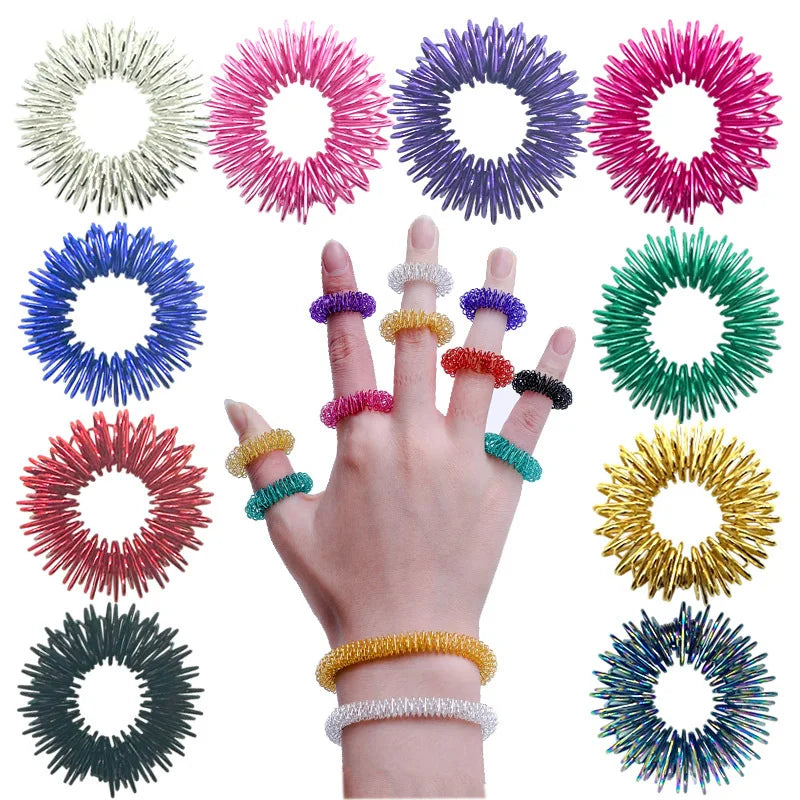 Spiky Acupressure Rings