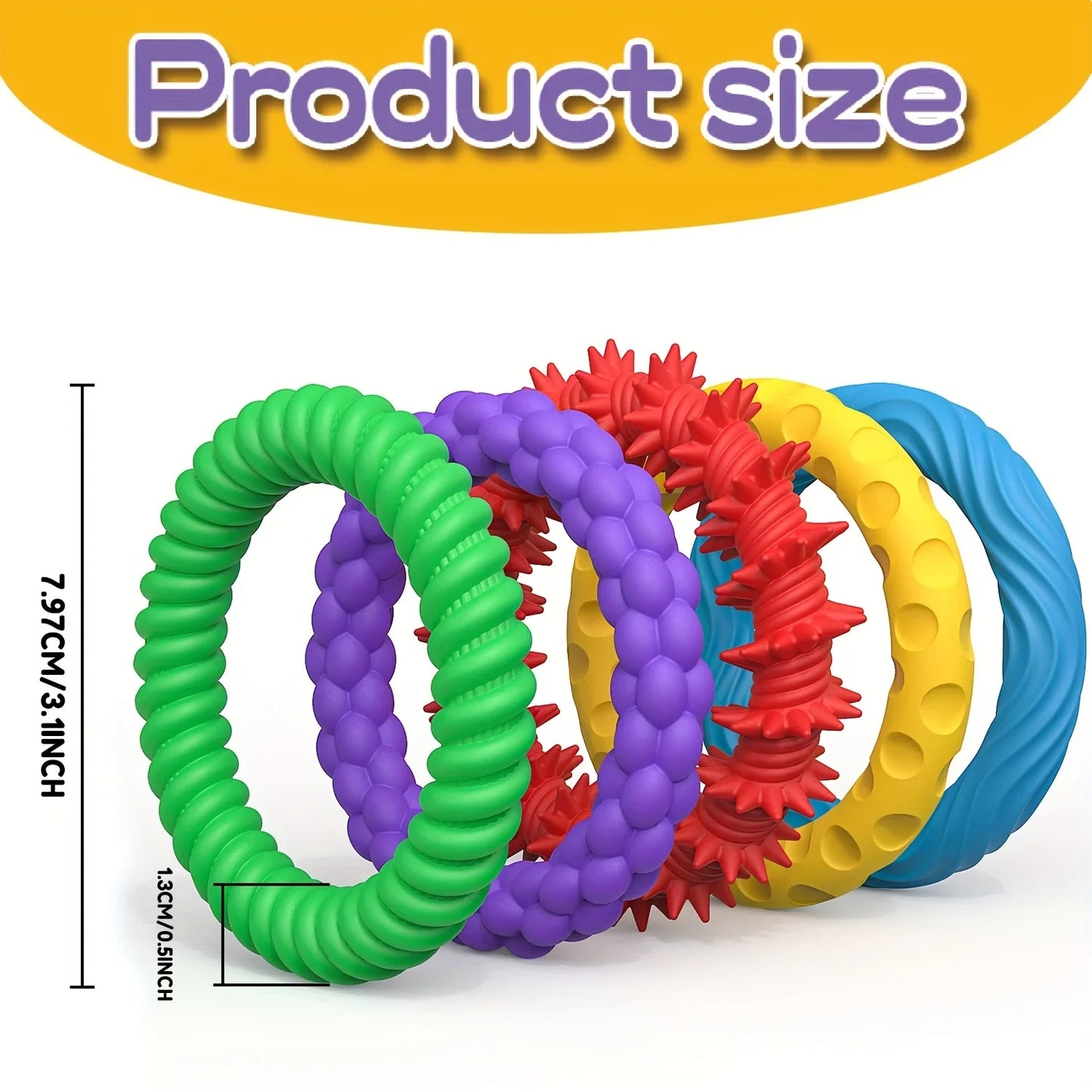 Textured Sensory Bracelets