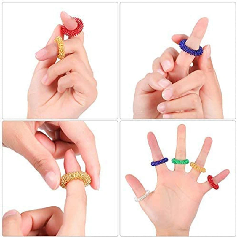 Spiky Acupressure Rings