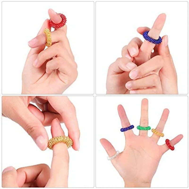 Spiky Acupressure Rings