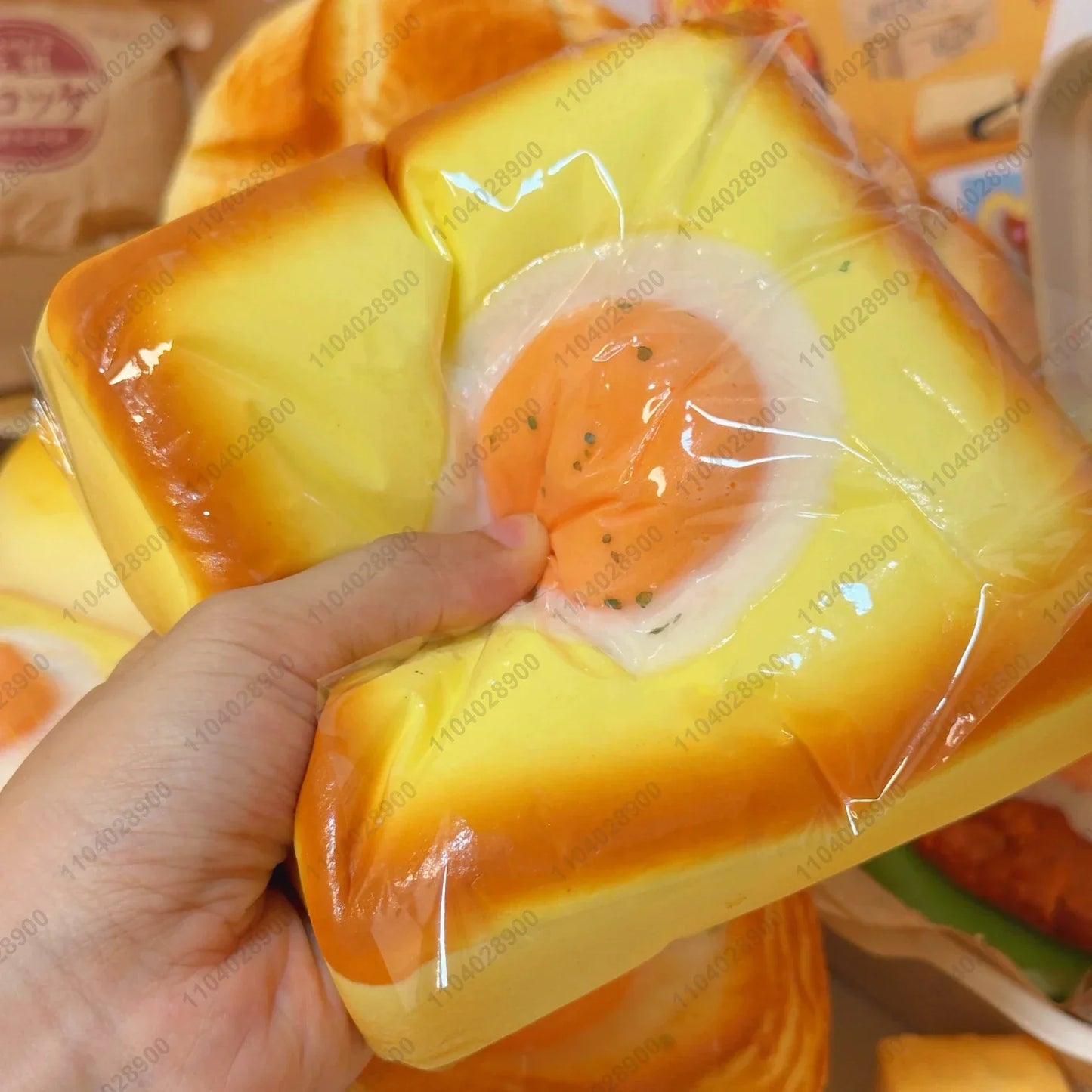 Fried Egg Toast Squishy