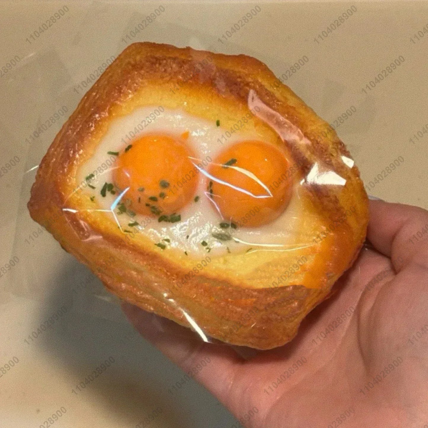 Fried Egg Toast Squishy