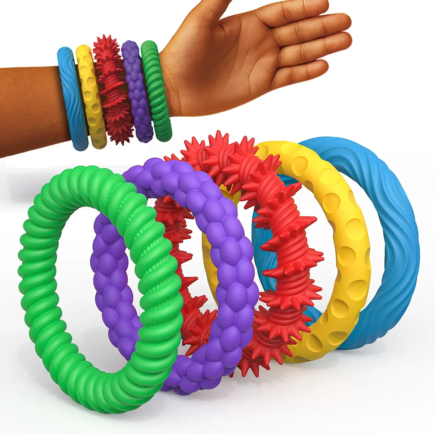 Textured Sensory Bracelets